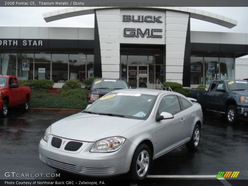 Titanium Metallic / Ebony 2008 Pontiac G5
