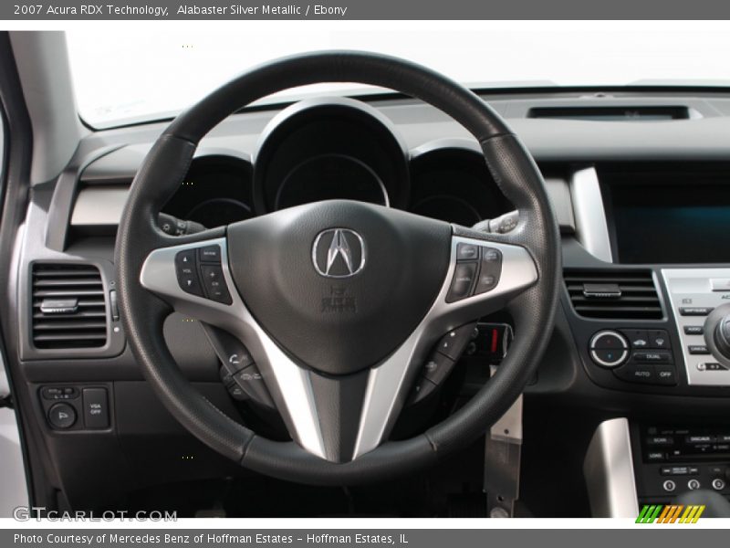 Alabaster Silver Metallic / Ebony 2007 Acura RDX Technology