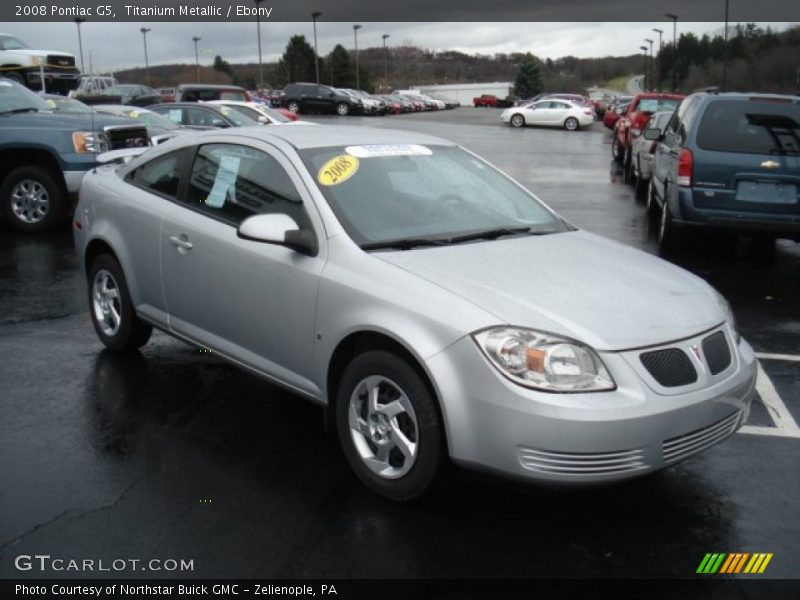 Titanium Metallic / Ebony 2008 Pontiac G5
