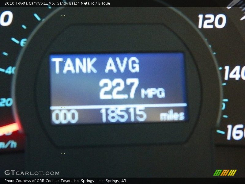 Sandy Beach Metallic / Bisque 2010 Toyota Camry XLE V6