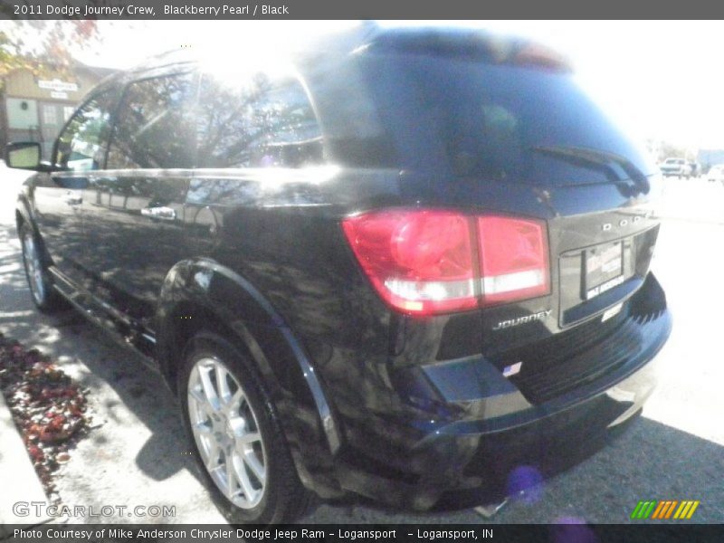 Blackberry Pearl / Black 2011 Dodge Journey Crew