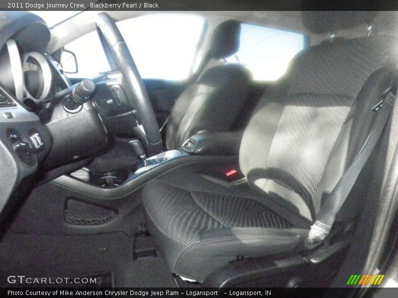 Blackberry Pearl / Black 2011 Dodge Journey Crew