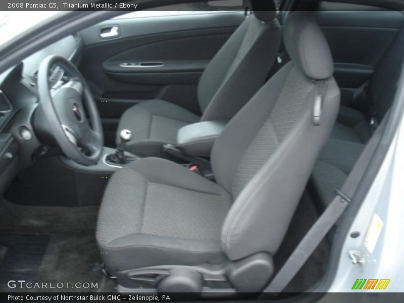 Titanium Metallic / Ebony 2008 Pontiac G5