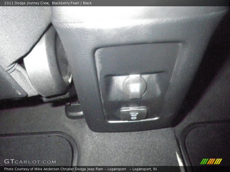 Blackberry Pearl / Black 2011 Dodge Journey Crew