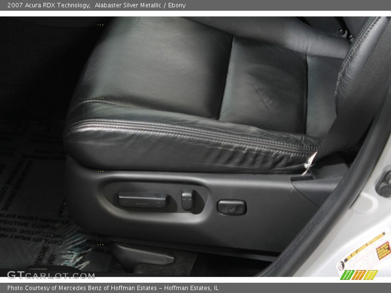 Alabaster Silver Metallic / Ebony 2007 Acura RDX Technology
