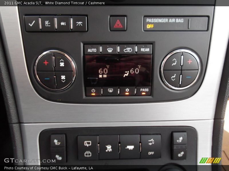 White Diamond Tintcoat / Cashmere 2011 GMC Acadia SLT