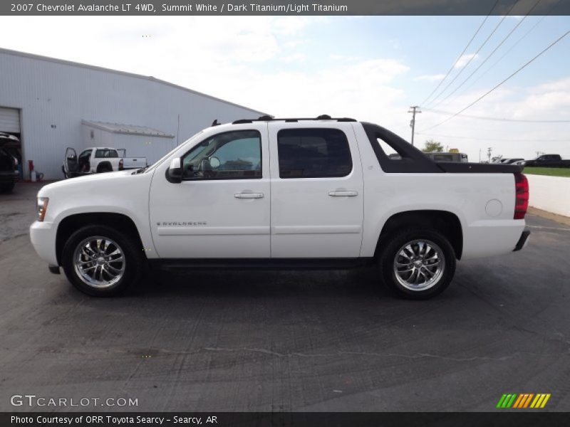 Summit White / Dark Titanium/Light Titanium 2007 Chevrolet Avalanche LT 4WD
