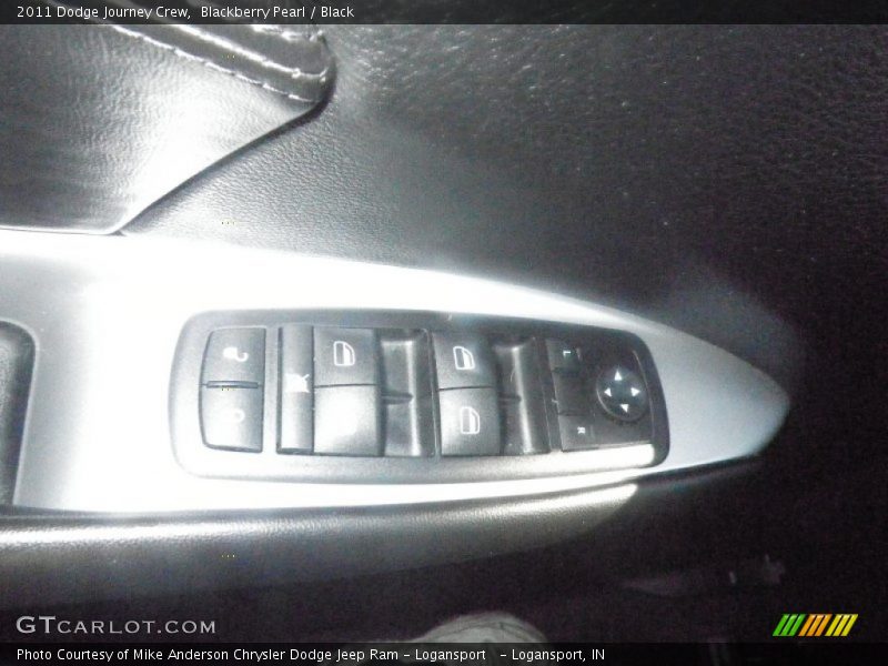 Blackberry Pearl / Black 2011 Dodge Journey Crew