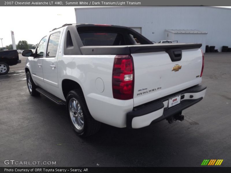 Summit White / Dark Titanium/Light Titanium 2007 Chevrolet Avalanche LT 4WD