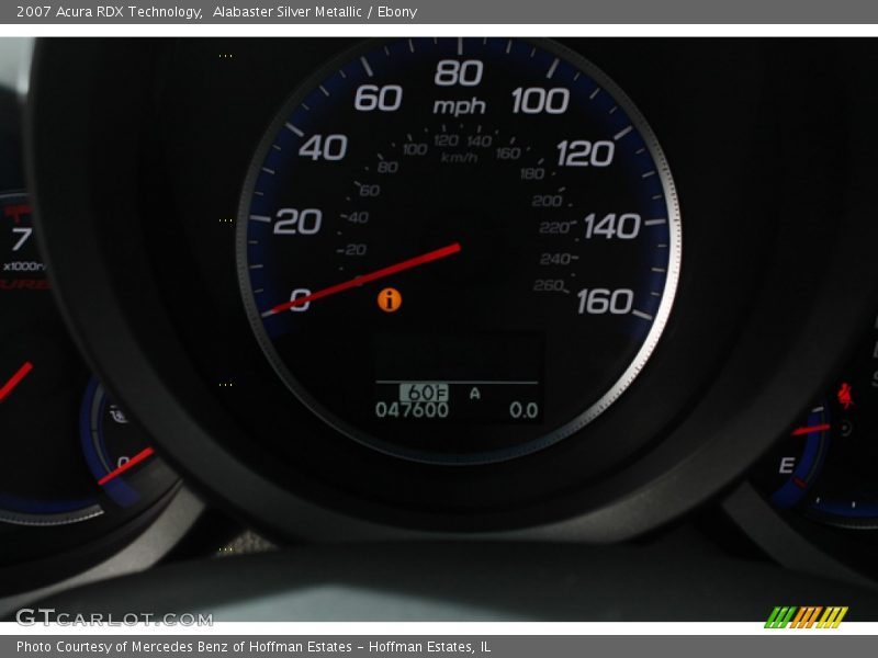 Alabaster Silver Metallic / Ebony 2007 Acura RDX Technology
