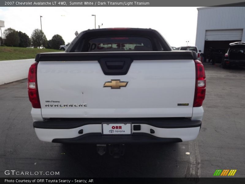Summit White / Dark Titanium/Light Titanium 2007 Chevrolet Avalanche LT 4WD