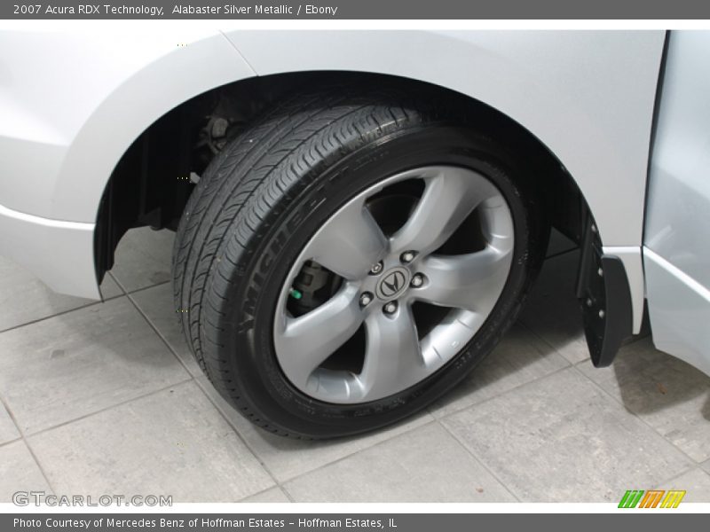 Alabaster Silver Metallic / Ebony 2007 Acura RDX Technology