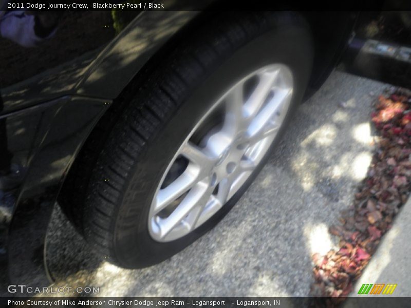 Blackberry Pearl / Black 2011 Dodge Journey Crew