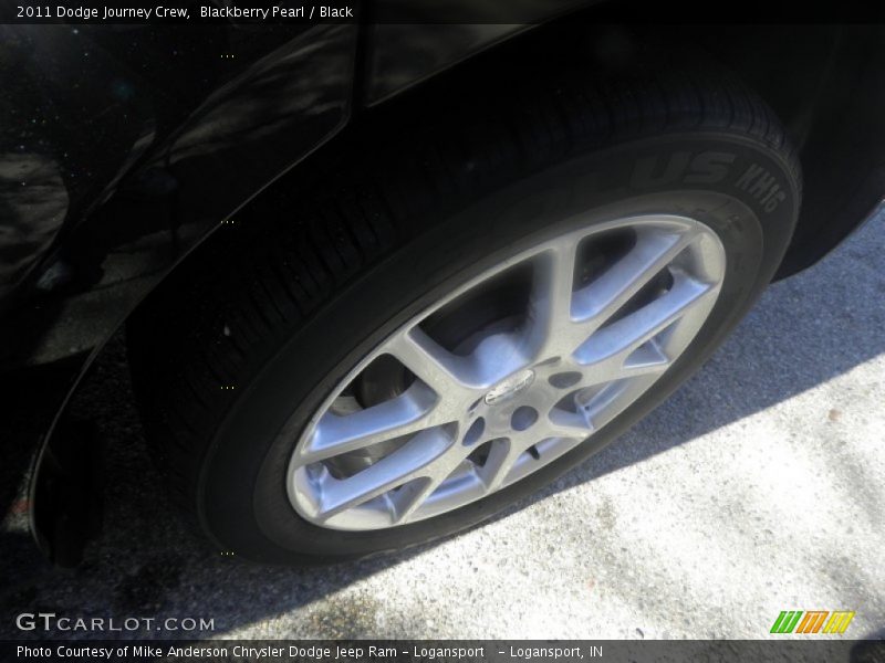 Blackberry Pearl / Black 2011 Dodge Journey Crew