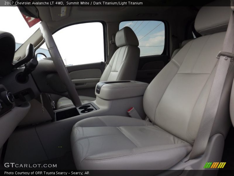 Summit White / Dark Titanium/Light Titanium 2007 Chevrolet Avalanche LT 4WD
