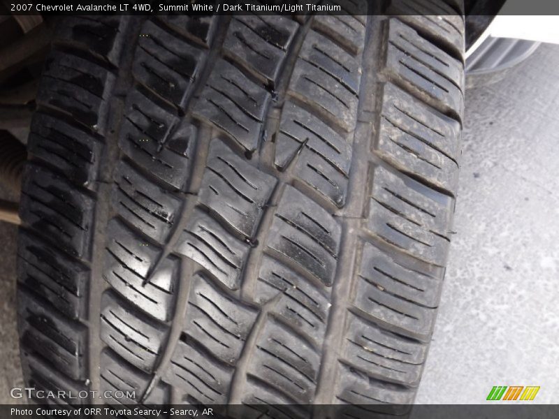 Summit White / Dark Titanium/Light Titanium 2007 Chevrolet Avalanche LT 4WD