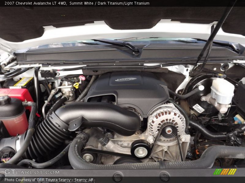 Summit White / Dark Titanium/Light Titanium 2007 Chevrolet Avalanche LT 4WD