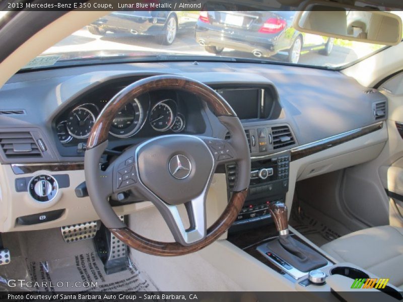 Lunar Blue Metallic / Almond 2013 Mercedes-Benz E 350 Coupe