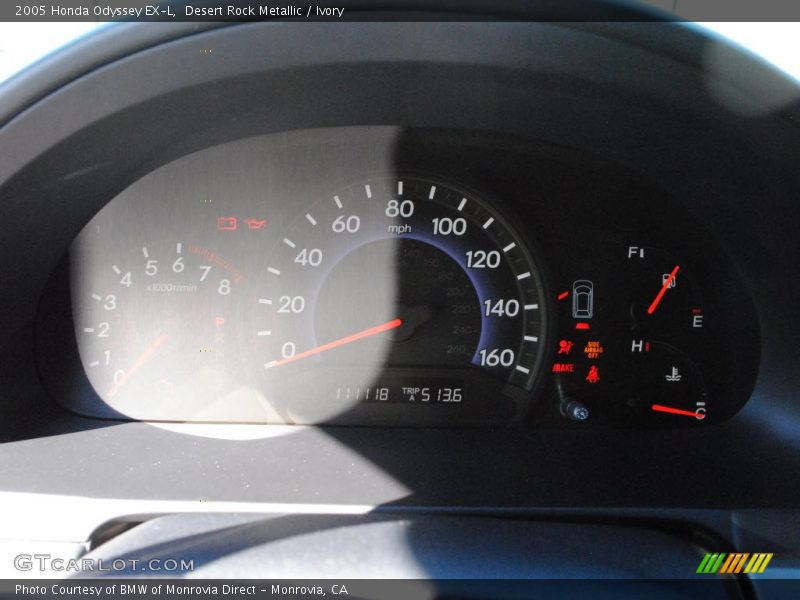 Desert Rock Metallic / Ivory 2005 Honda Odyssey EX-L