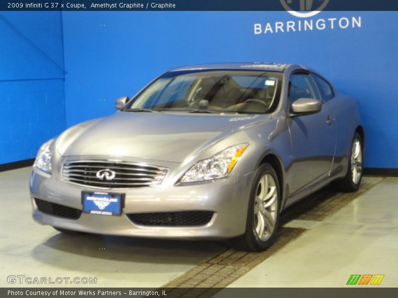 Amethyst Graphite / Graphite 2009 Infiniti G 37 x Coupe