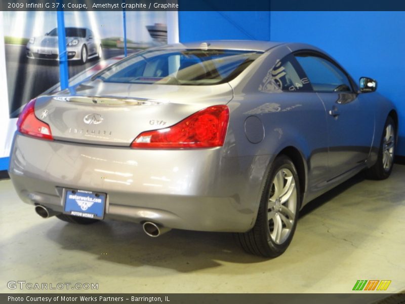Amethyst Graphite / Graphite 2009 Infiniti G 37 x Coupe