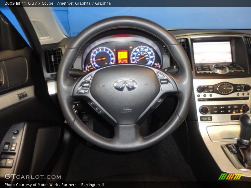 Amethyst Graphite / Graphite 2009 Infiniti G 37 x Coupe