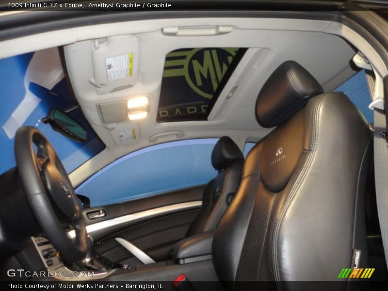 Amethyst Graphite / Graphite 2009 Infiniti G 37 x Coupe