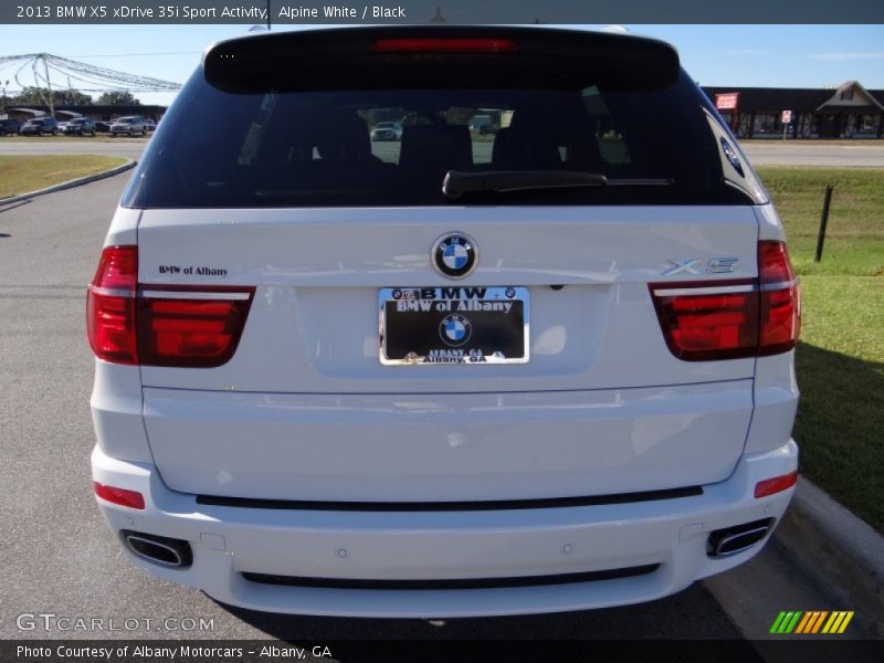 Alpine White / Black 2013 BMW X5 xDrive 35i Sport Activity