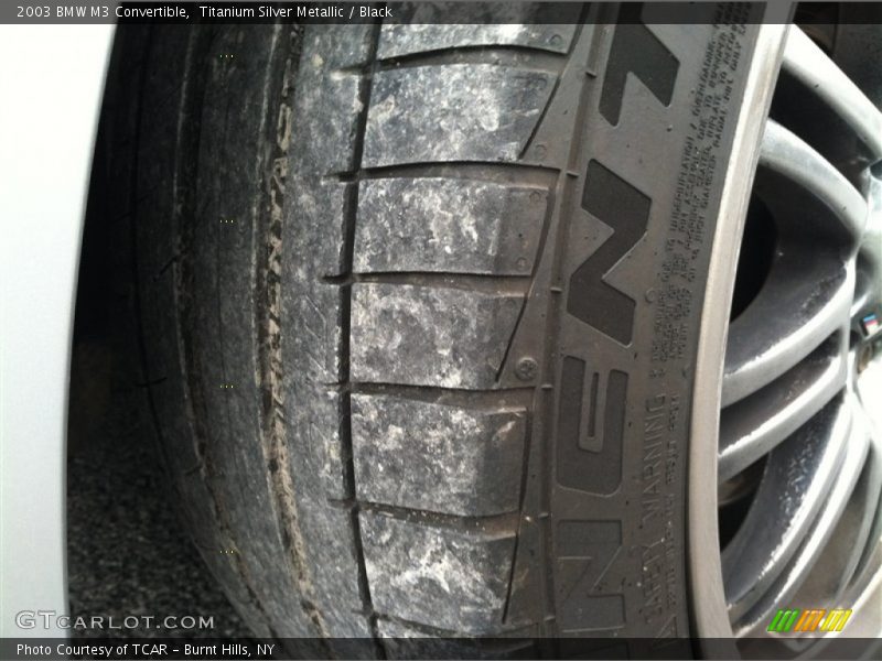 Titanium Silver Metallic / Black 2003 BMW M3 Convertible