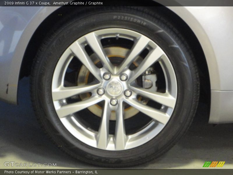 Amethyst Graphite / Graphite 2009 Infiniti G 37 x Coupe