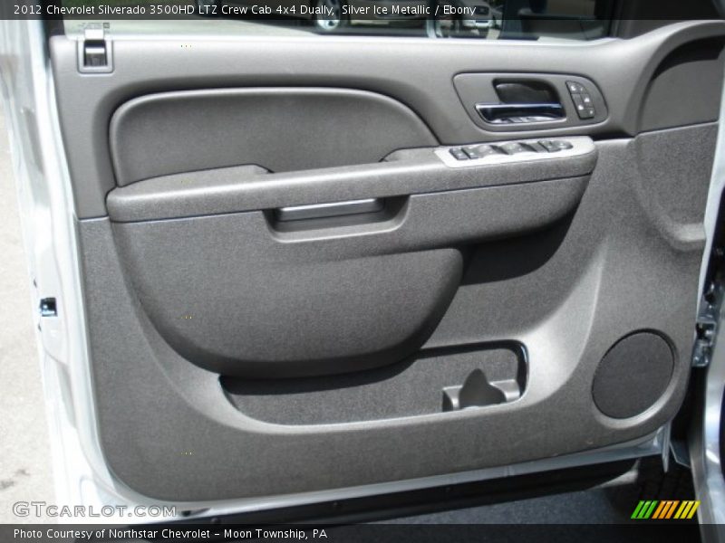 Silver Ice Metallic / Ebony 2012 Chevrolet Silverado 3500HD LTZ Crew Cab 4x4 Dually