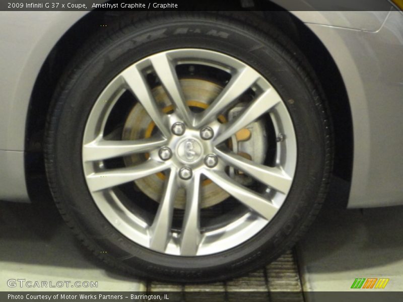 Amethyst Graphite / Graphite 2009 Infiniti G 37 x Coupe