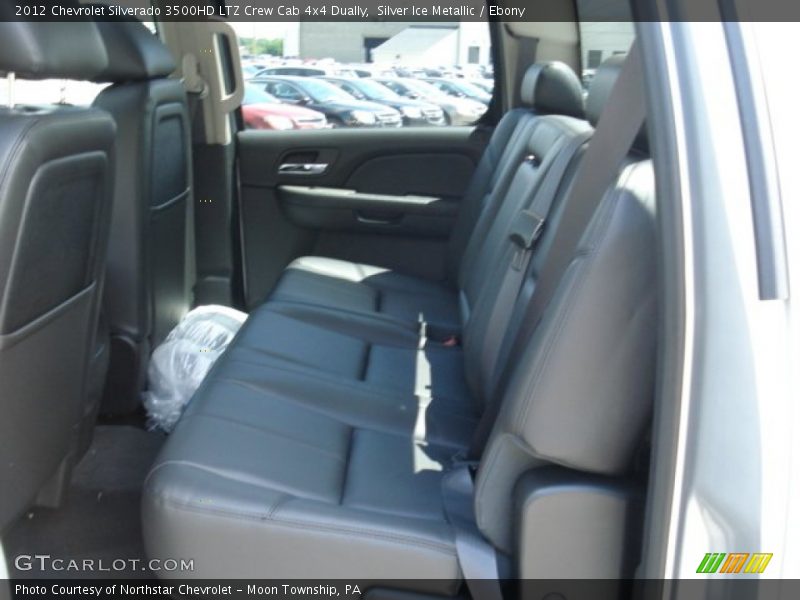 Silver Ice Metallic / Ebony 2012 Chevrolet Silverado 3500HD LTZ Crew Cab 4x4 Dually