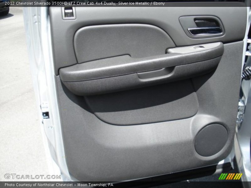 Silver Ice Metallic / Ebony 2012 Chevrolet Silverado 3500HD LTZ Crew Cab 4x4 Dually