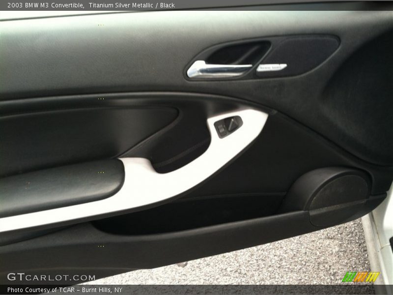 Titanium Silver Metallic / Black 2003 BMW M3 Convertible