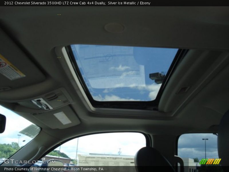 Silver Ice Metallic / Ebony 2012 Chevrolet Silverado 3500HD LTZ Crew Cab 4x4 Dually