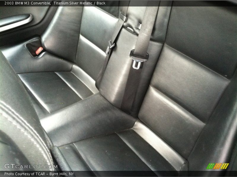 Titanium Silver Metallic / Black 2003 BMW M3 Convertible