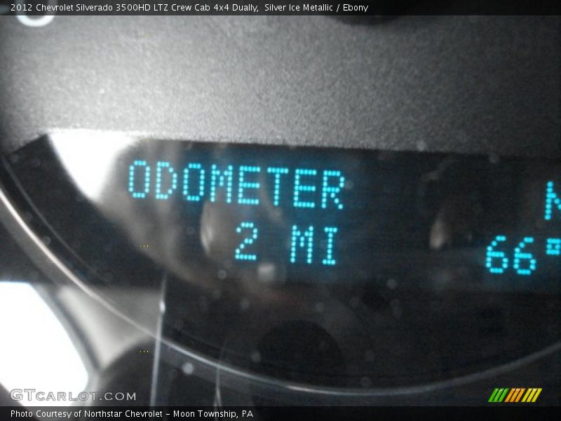 Silver Ice Metallic / Ebony 2012 Chevrolet Silverado 3500HD LTZ Crew Cab 4x4 Dually