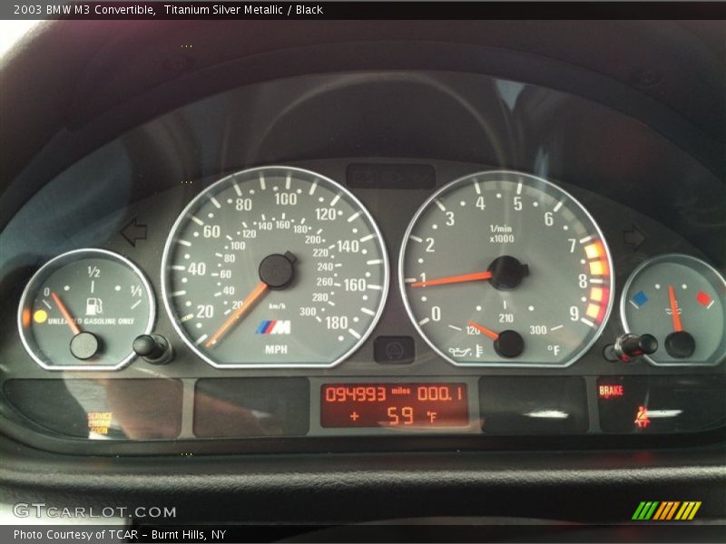  2003 M3 Convertible Convertible Gauges