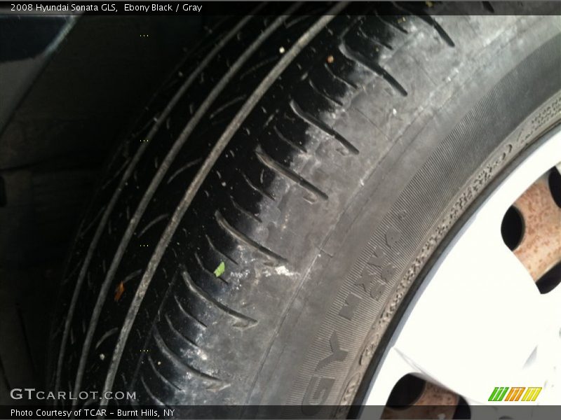 Ebony Black / Gray 2008 Hyundai Sonata GLS