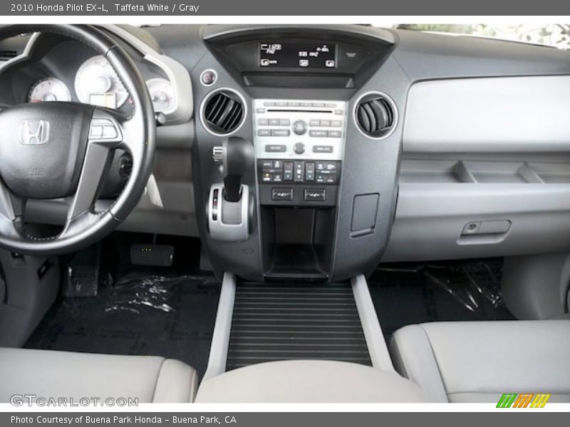 Taffeta White / Gray 2010 Honda Pilot EX-L
