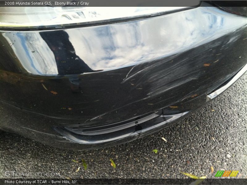 Ebony Black / Gray 2008 Hyundai Sonata GLS