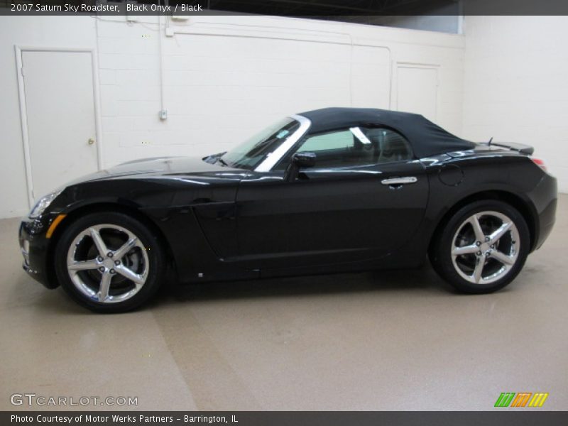 Black Onyx / Black 2007 Saturn Sky Roadster