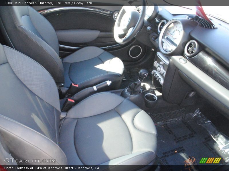 Chili Red / Grey/Black 2008 Mini Cooper S Hardtop