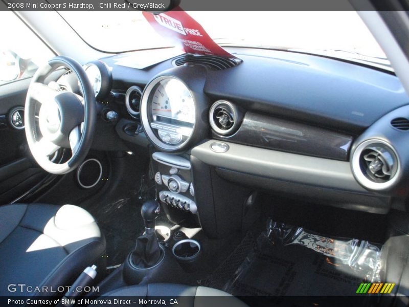 Chili Red / Grey/Black 2008 Mini Cooper S Hardtop