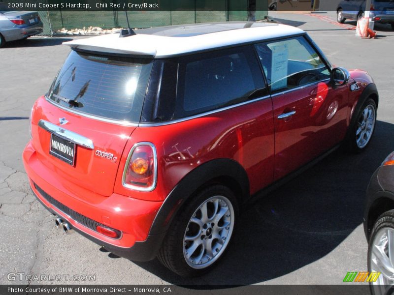 Chili Red / Grey/Black 2008 Mini Cooper S Hardtop
