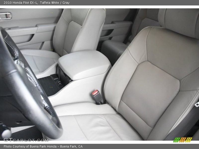 Taffeta White / Gray 2010 Honda Pilot EX-L
