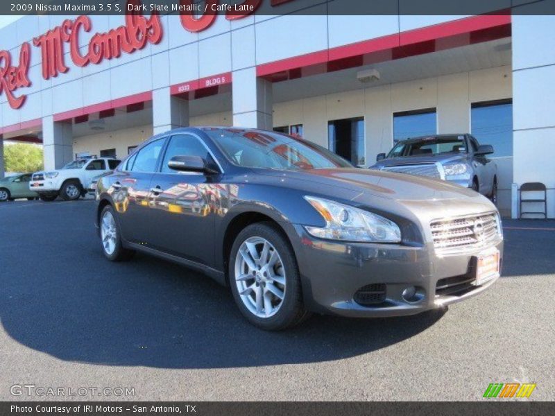 Dark Slate Metallic / Caffe Latte 2009 Nissan Maxima 3.5 S