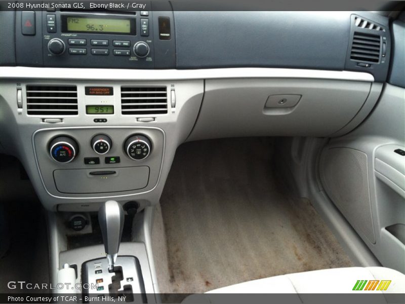 Ebony Black / Gray 2008 Hyundai Sonata GLS