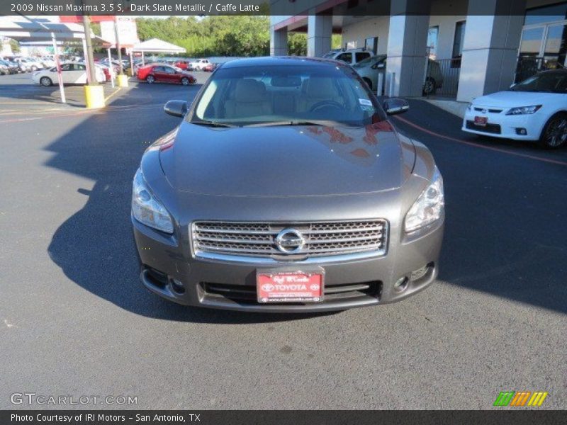 Dark Slate Metallic / Caffe Latte 2009 Nissan Maxima 3.5 S